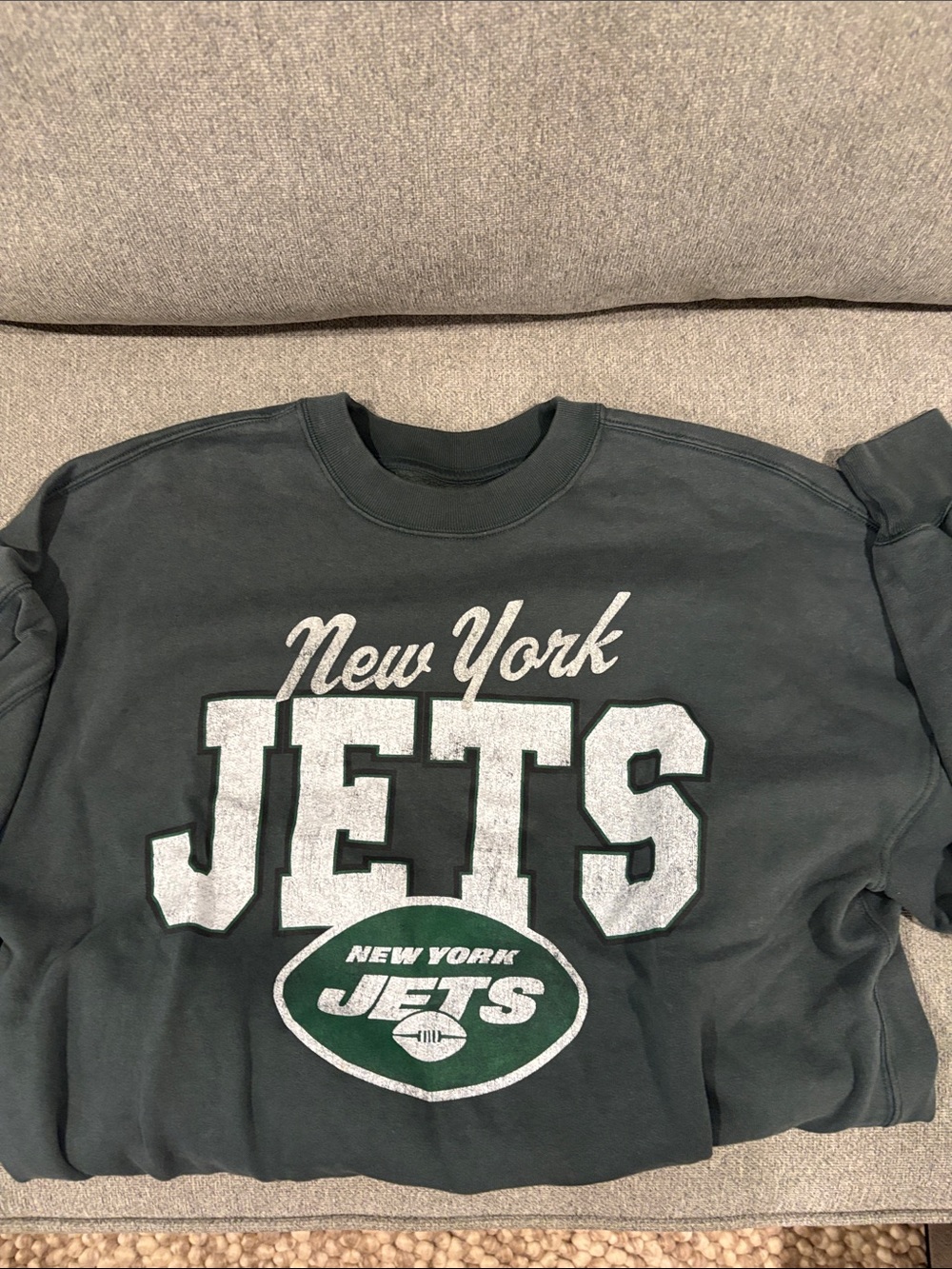 Abercrombie & Fitch New York Jets Crewneck Sweatshirt - Forest Green